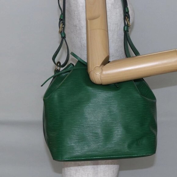 LOUIS VUITTON Epi Petit Noe Shoulder Bag Green - Picture 1 of 14